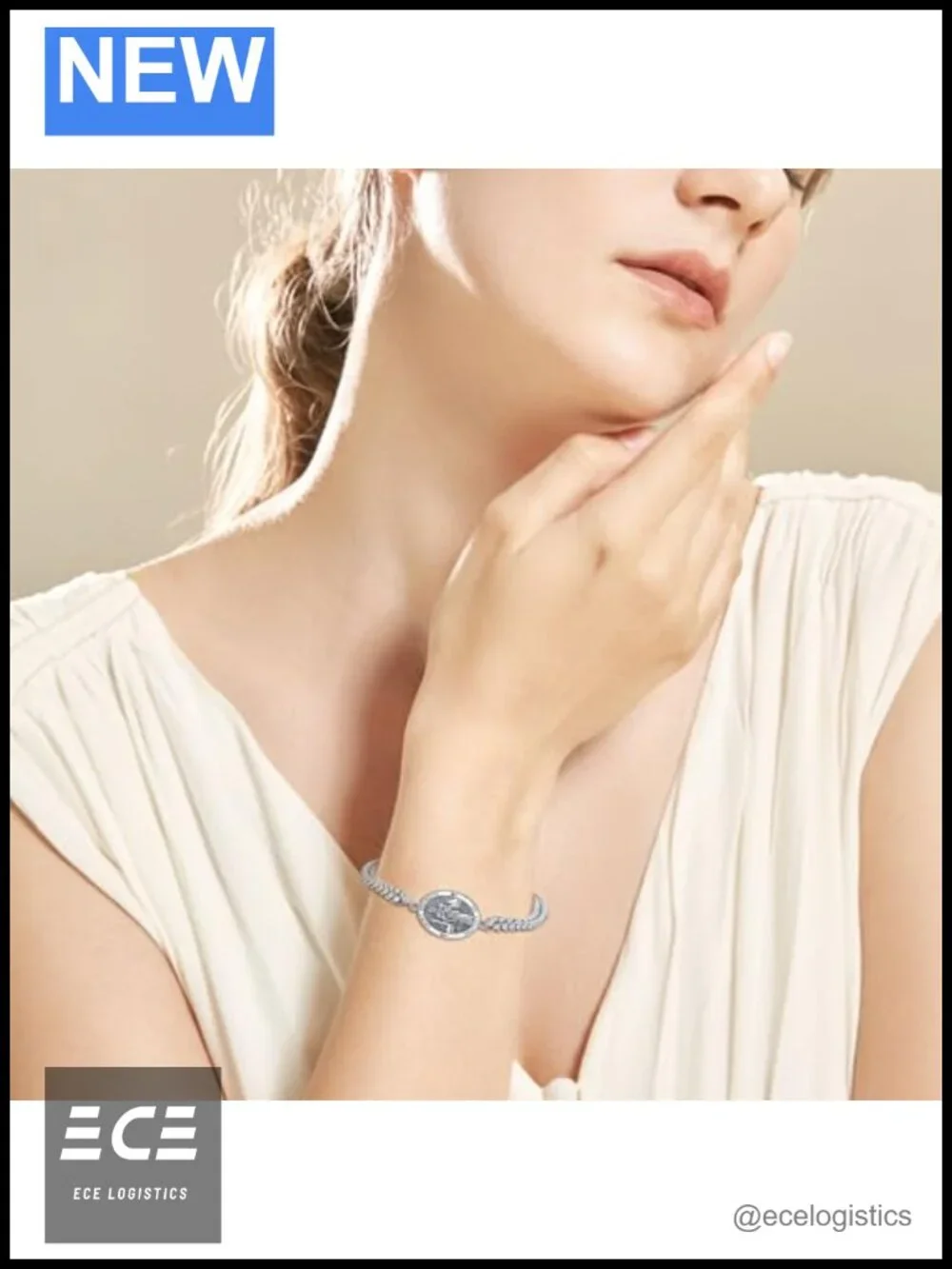 925 Sterling Silver Saint Brendan Bracelet Religious Jewelry for Men Women